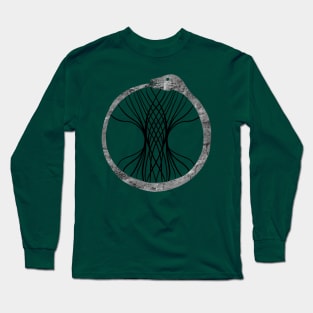 Yggdrasil with serpent Long Sleeve T-Shirt